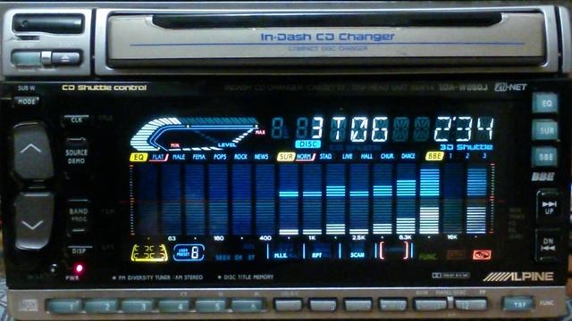 Alpine 3DA-W880j & remote control unit RUE-4185