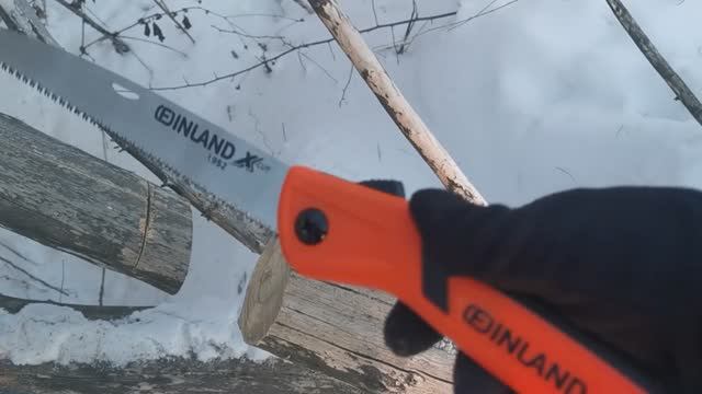 Складная пила Finland - проверяем в деле.