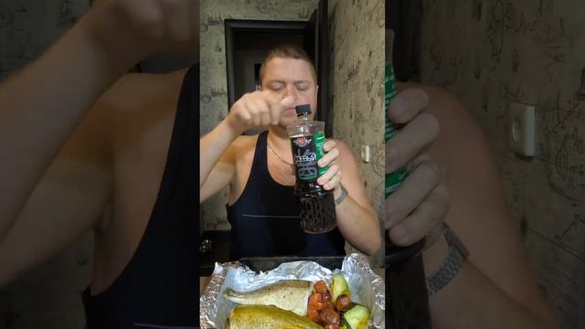 Заречная рыба с овощами и соевым соусом