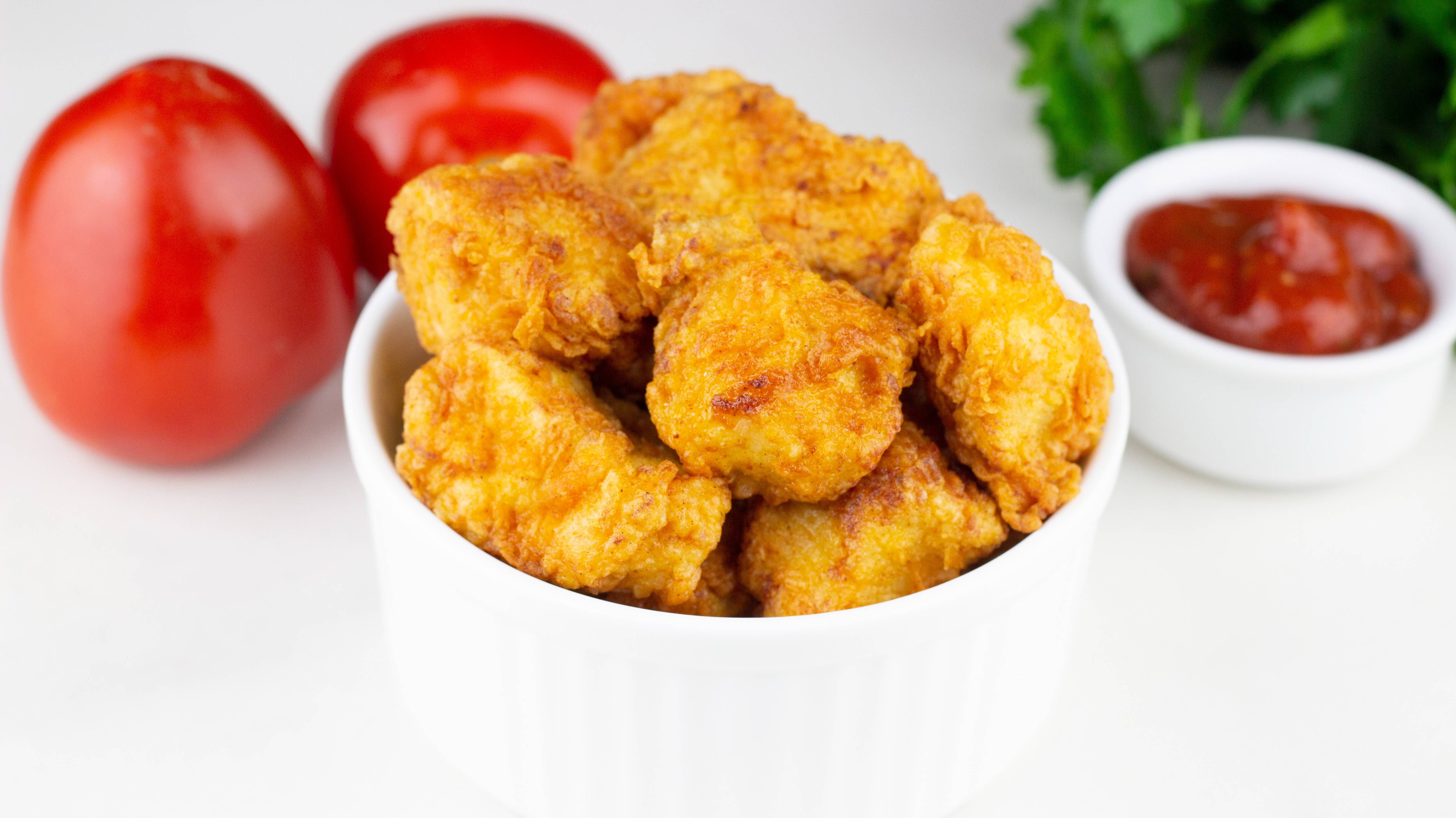 Куриные байтсы с чесноком