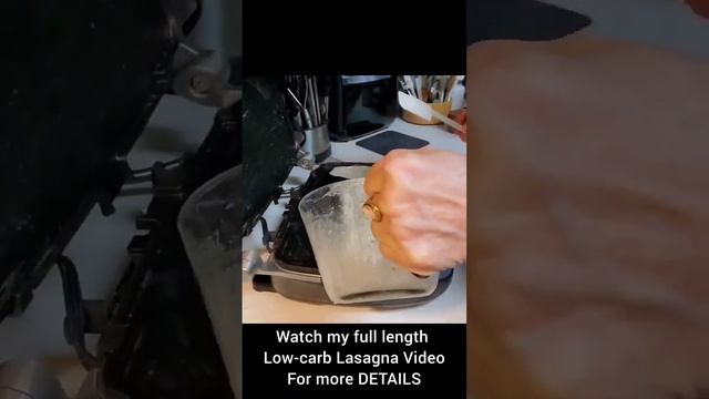 EASY Low-carb Lasagna Noodles that taste great.