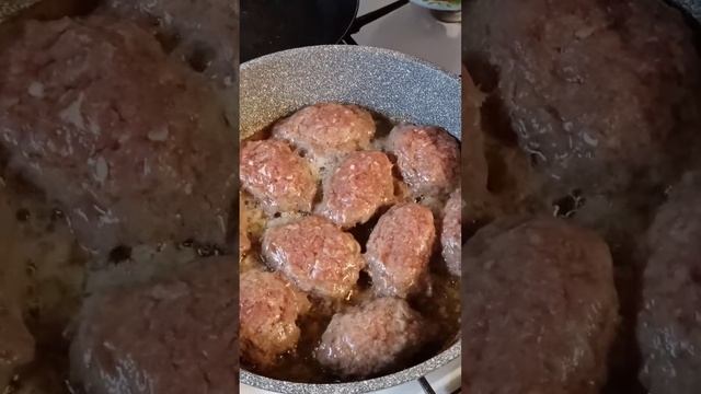 Котлеты из говядины на ужин. Вкусно!!! #shorts