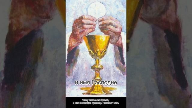 Посолом 115-4 «Чашу спасения прииму». Причастен в среду и Богородичному празднику. Ковальджи В.