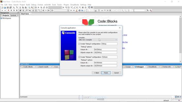 9 Creating a Project in CodeBlocks