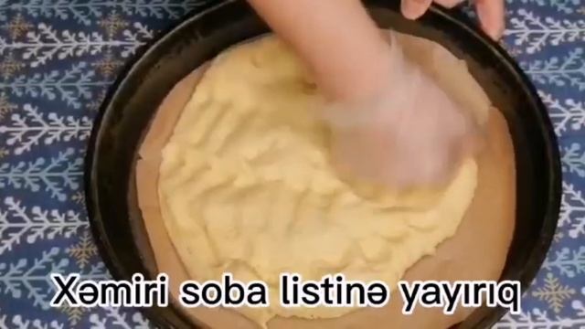 Cəmi üç ərzaqla dadına doyulmayacaq qədər ləzzətli piroq(Очень вкусный пирог из 3-х ингредиентов!)