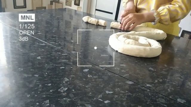 Самса из слоёного теста