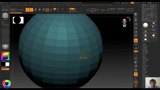 Polygon Action - Add to Curve ZModeler - ZBrush Tutorial