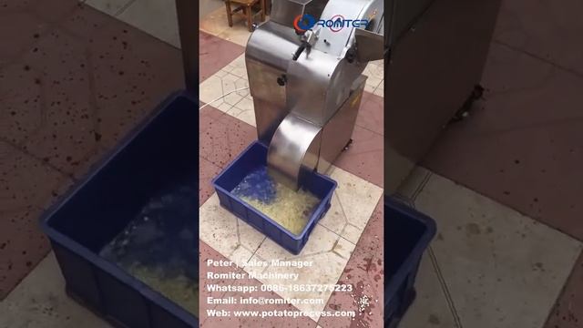 Автоматическая машина для резки картофеля