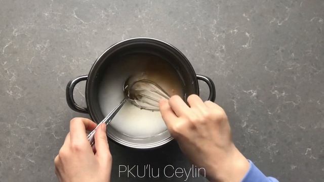 PKU’lu Ceylin/Hapsa tarifi/Molasses pudding recipe