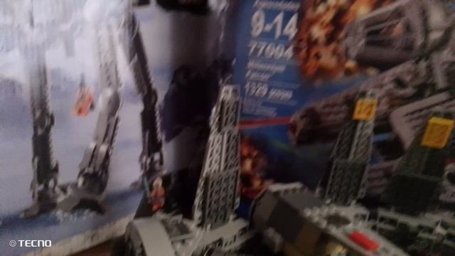 обзор Lego star wars сокол тысячилетия и штурмовой шагоход AT-AT