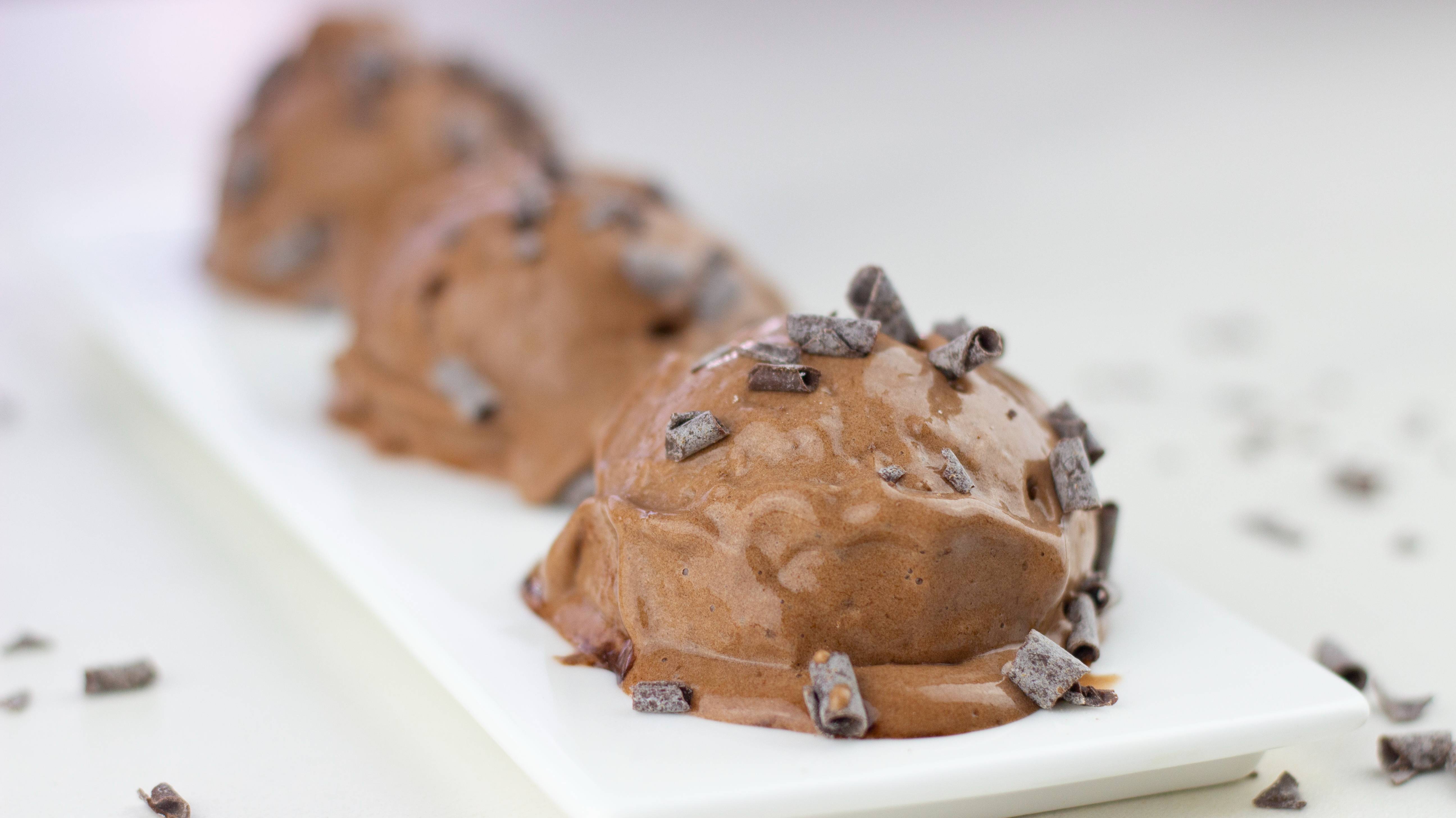 МОРОЖЕНОЕ С БАНАНОМ И КАКАО