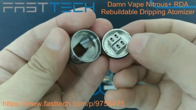 Damn Vape Nitrous+ RDA Rebuildable Dripping Atomizer at FastTech.com