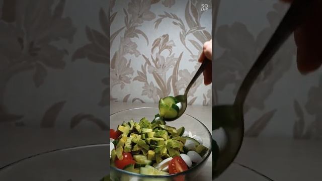 Невероятно ВКУСНЫЙ САЛАТ 🥗 #shorts