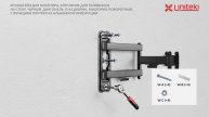 UNITEKI FM370ROTO кронштейн для телевизора, крепление для монитора 13-43"