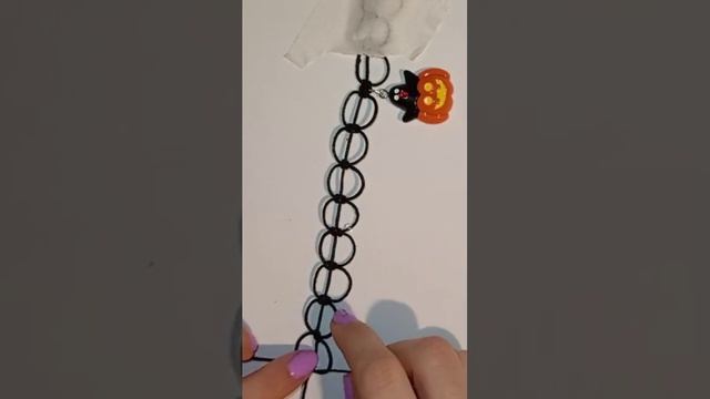 Плетение хелуинского чокера