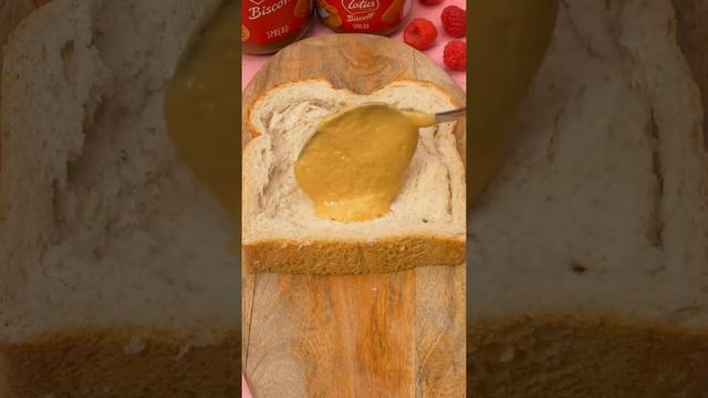 Air Fryer Biscoff Custard Toast 😍 #shorts #airfryer #airfryerrecipes #custardtoast #biscoff
