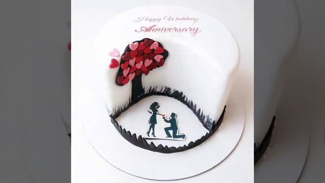 anniversary v/s birthday latest new design cake ideas!!!