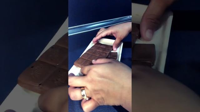 FILLING PLATTER with MILKA CHOCOLATES 🍫 | ASMR #satisfying #chocolate #shorts #asmr