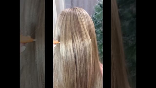 Вуальное мелирование
