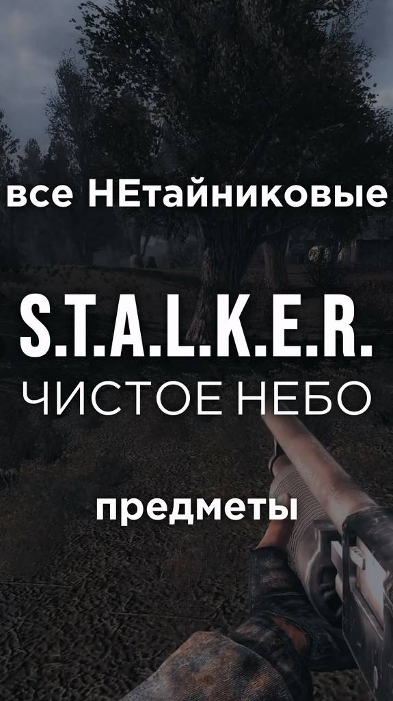 Все ПРЕДМЕТЫ в игре S.T.A.L.K.E.R.: ЧИСТОЕ НЕБО, Часть 18 • #shorts #stalker #clearsky #предметы