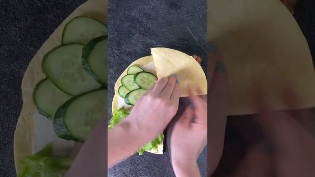 Tortilla Sandwich / Сэндвич в тортилье за 5 минут #shorts