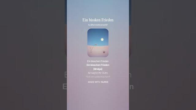 Ein bissken Frieden