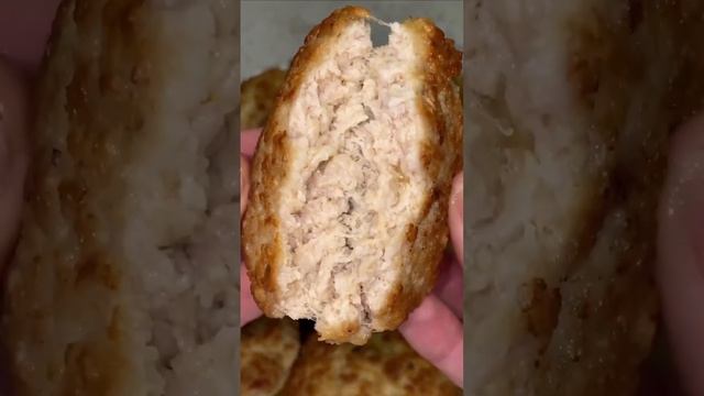 Оладьи из куриного мяса #foodshorts