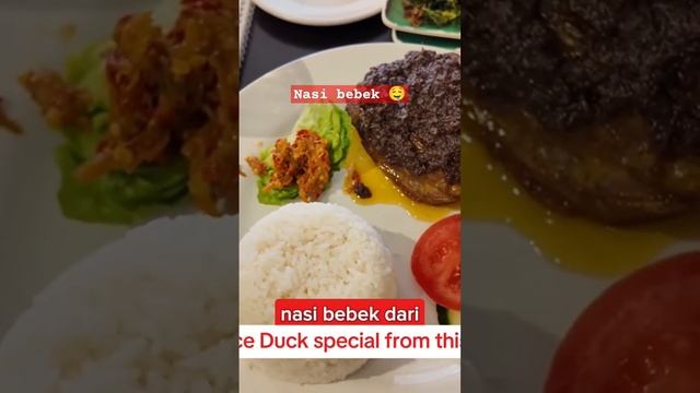Rice Duck special 🤤 #shorts #short #viral #2024 #food #jalanjalan #vlog #indonesianfood #indonesia