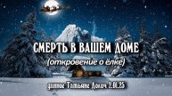 СМЕРТЬ В ВАШЕМ ДОМЕ (откровение о ёлке, данное Татьяне Долич 2.01.25)