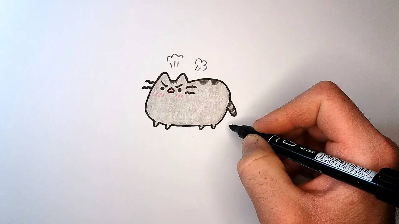 Как нарисовать злого Пушина