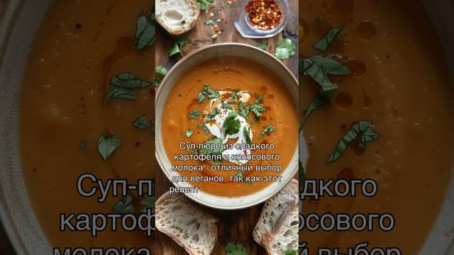 Веганские рецепты супов-пюре