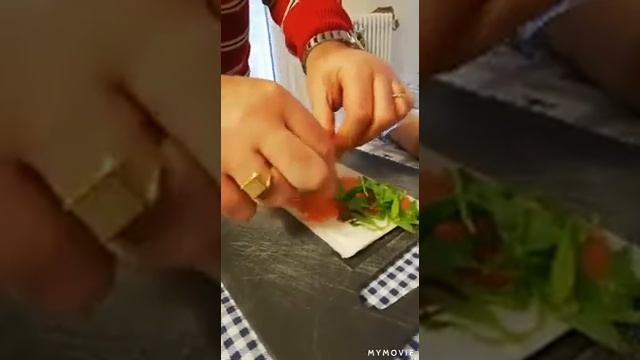 PAPI CHEF: antipasto di rotoli di pancarré farciti