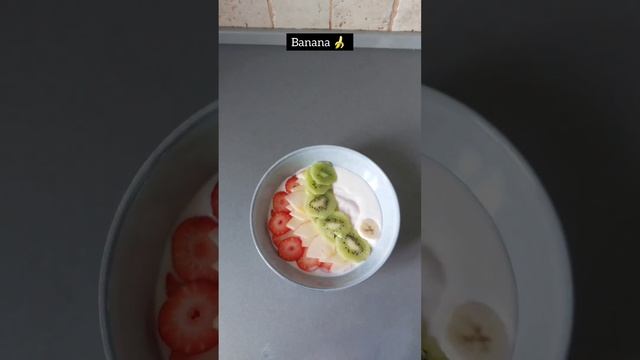 Healthy Fruits and Nuts Bowl @suvaimanam #shorts #shortsvideo #shortsfeed #yogurtbowl