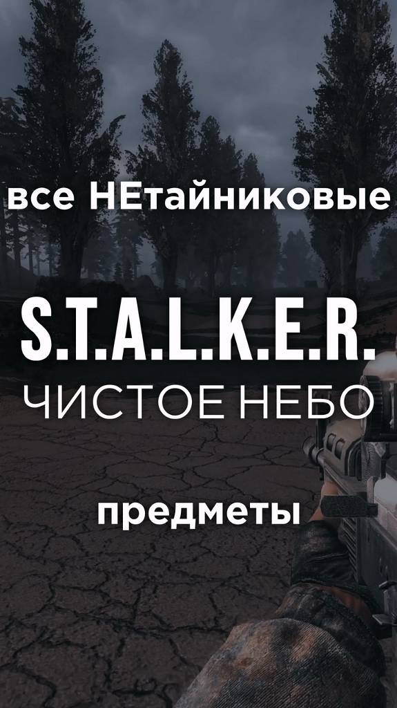 Все ПРЕДМЕТЫ в игре S.T.A.L.K.E.R.: ЧИСТОЕ НЕБО, Часть 16 • #shorts #stalker #clearsky #предметы