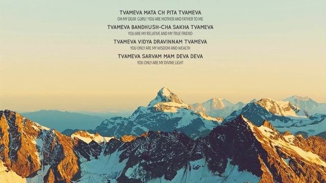 День 24 - Tvameva Mata Ch Pita Tvameva - Повторение мантры - 30 дней песнопений