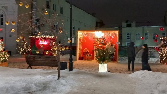 новогодний омск ночью часть 3