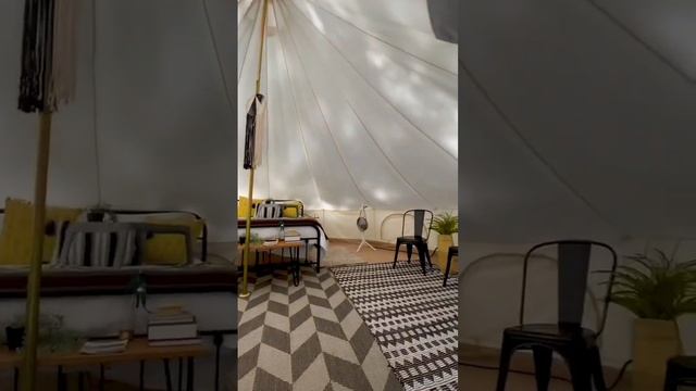 Gone glamping ✌🏽✌🏽✌🏽 | Thrillist #shorts