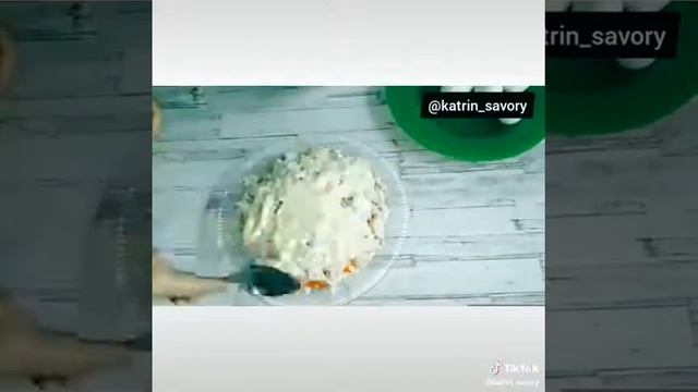 Салат "Сугробы" ☄️ отличный вариант на новый год🎄