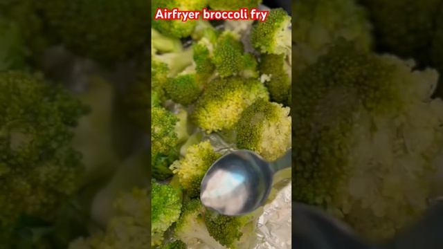 Airfryer broccoli fry