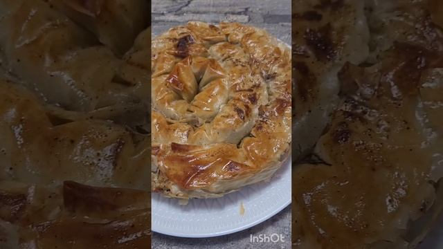Пирог-улитка со шпинатом и сыром 3-х видов#улитка#тестофило