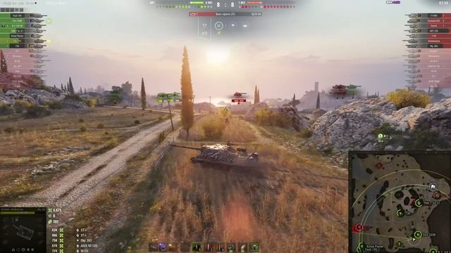 Мир танков. WOT. Бой на Объект 704. Взял 5 фрагов и 11.4К урона