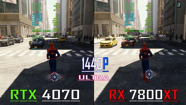 RTX 4070 vs RX 7800XT // PC GAMES BENCHMARK TEST ||