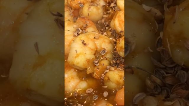 Meygoo Polo ( Persian Style Shrimp & Rice with Herbs )🦐🍚🌿#food#cooking#shorts#persianfood#short