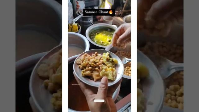 samosa chaat va va .... kya test he .. #viral #youtubeshorts