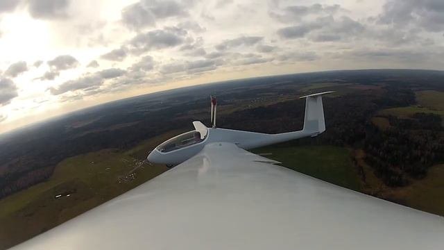 20191020_Взлёт на моторе. Камера на крыле