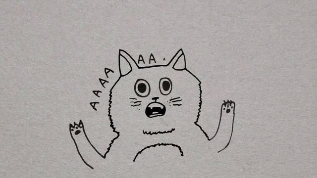кот говорит ааа