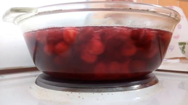 ГОТОВЛЮ ВИШНЕВЫЙ КОМПОТ.