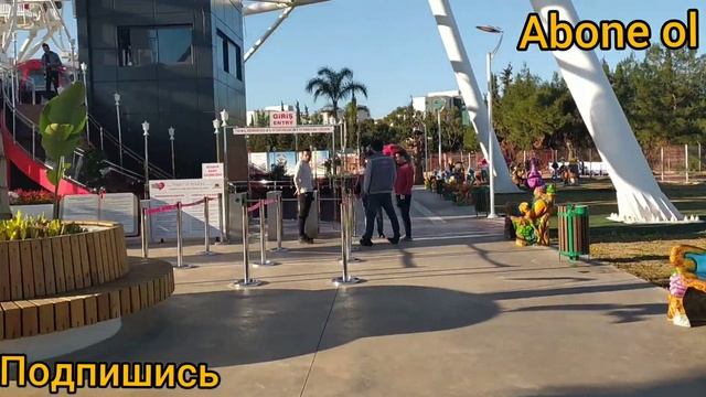 Migros AVM. Akturpark Antalya denemeyen kalmasın. Yeni yıl. Noviy god v Antalii lunapark Aktur