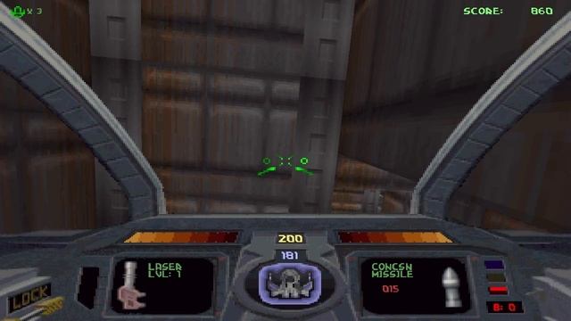 LzDoom Angelic aviary Descent mod Level 1-1