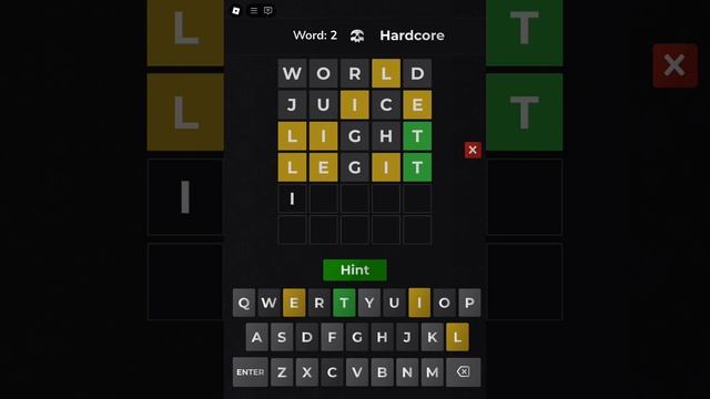 играю в хардкор в wordie